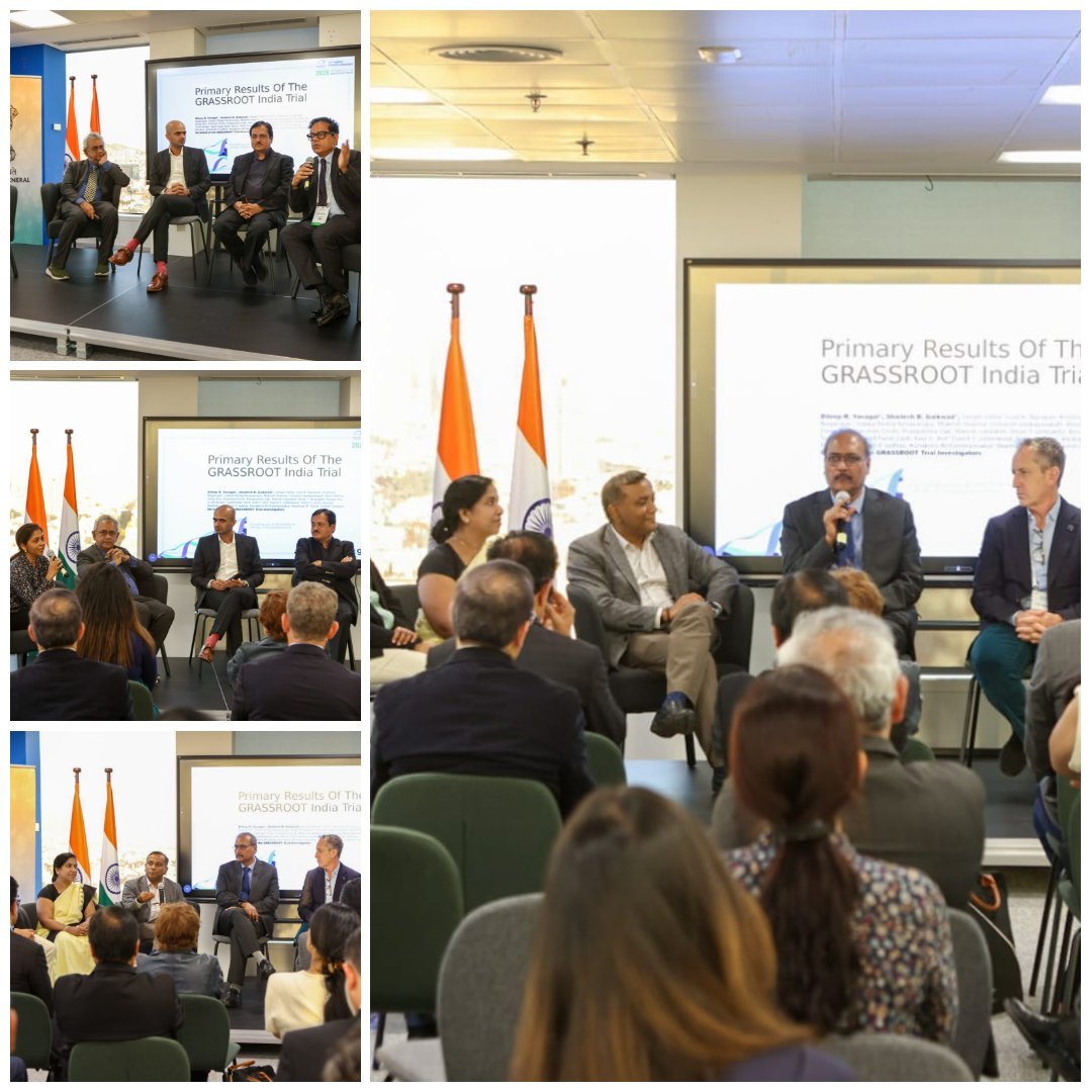 CGI hosted Celebrating India’s Leadership in Stroke Innovation in collaboration with the GRASSROOT Trial Leadership Team