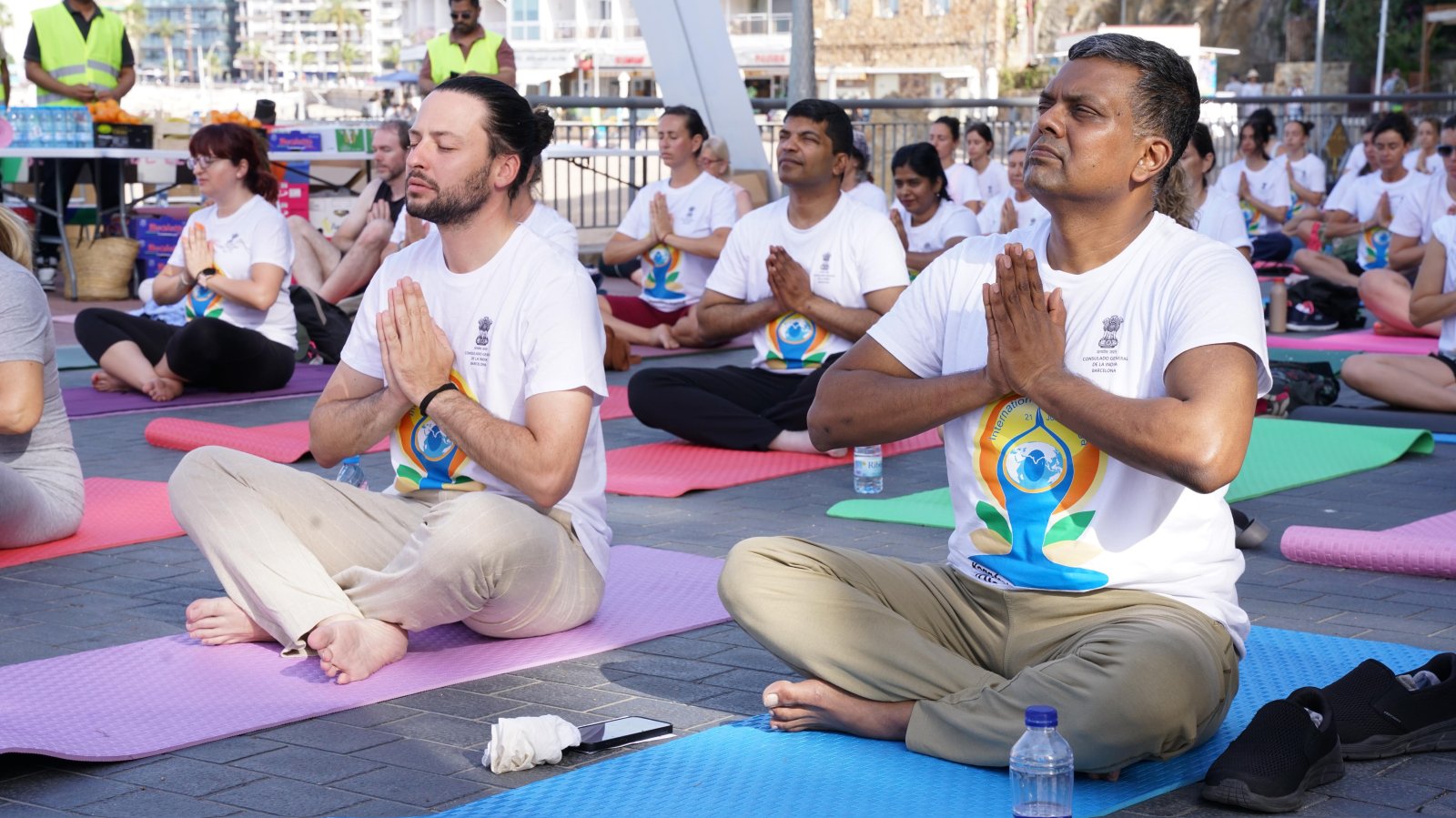 12th International Yoga Day Celebration in Lloret de Mar.
