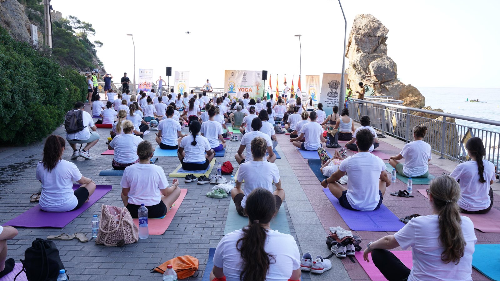 12th International Yoga Day Celebration in Lloret de Mar.