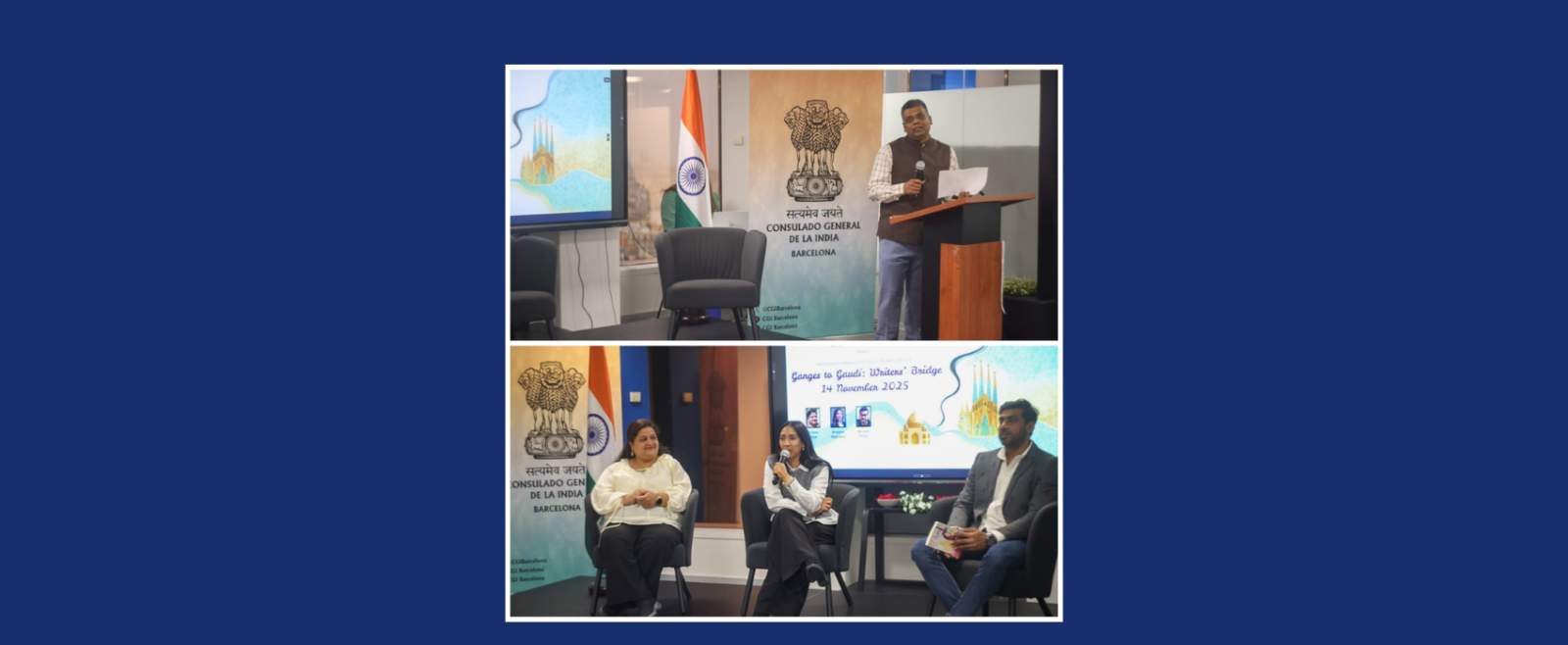 Indian Diaspora Writers participated in Ganges to Gaudí Literature Event hosted by CGI Barcelona