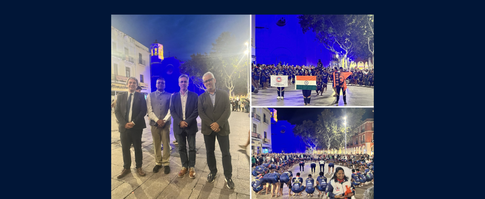 Consul General attended Mumbai Govindes spectacular human tower performance in Vilafranca del Penedes.
