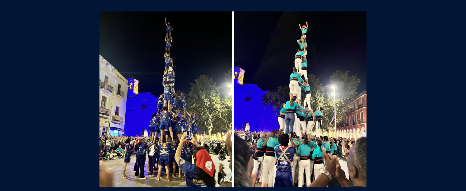 Consul General attended Mumbai Govindes  spectacular human tower performance in Vilafranca del Penedes.